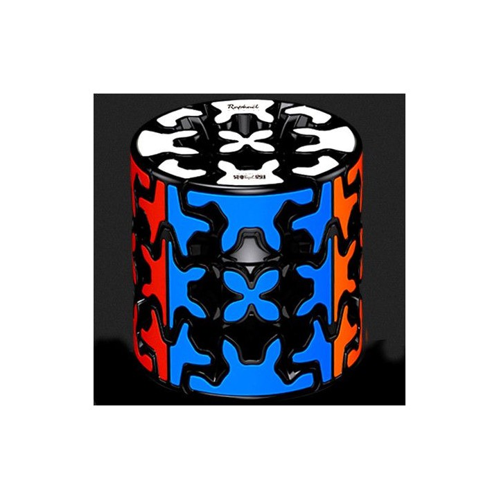 qiyi cubo de rubik qiyi gear barrel 3x3 bordes negros