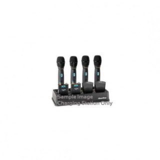 clearone 4-bay docking (charging) station for recharging transmitters (910-6000-400)