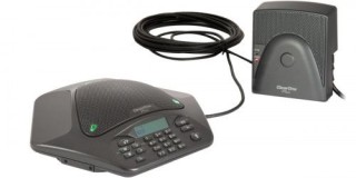 clearone max ip altavoz telefono negro