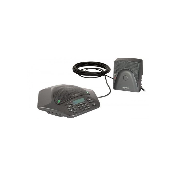 clearone max ip altavoz telefono negro