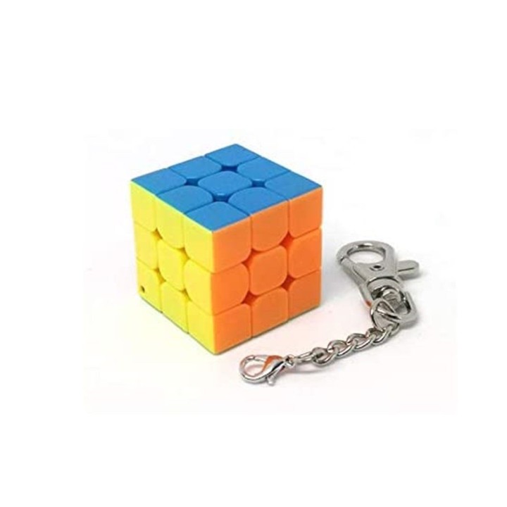 gan cubo de rubik mofang jiaoshi llavero mini 3.5cm