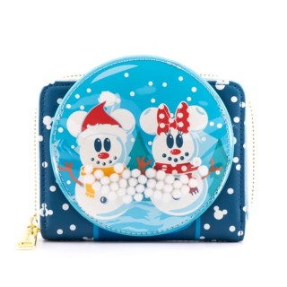 loungefly monedero loungefly disney minnie y mickey mu?ecos de nieve