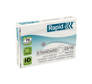 caja 1000 grapas rapid 23/10 galvanizada