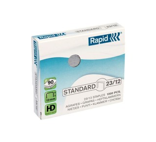 caja 1000 grapas rapid 23/12 galvanizada