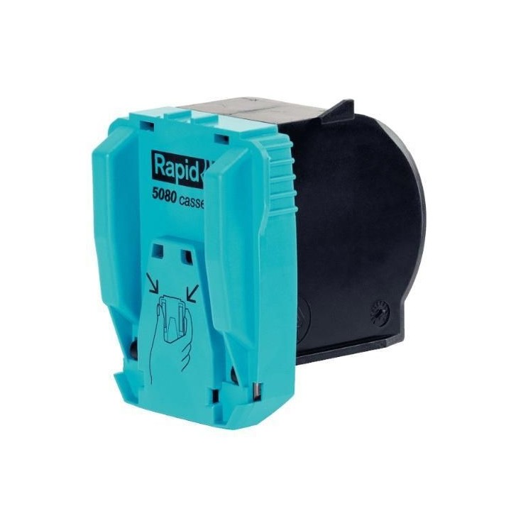 cart. 5000 grapas rapid r5080 grapad electr.