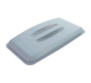 tapa cont durabledurabin rectang 60l gris