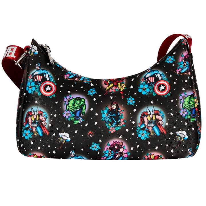 loungefly bolso loungefly funko marvel avengers tattoo shoulder bag