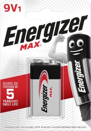 energizer max â 9v bateria de un solo uso alcalino