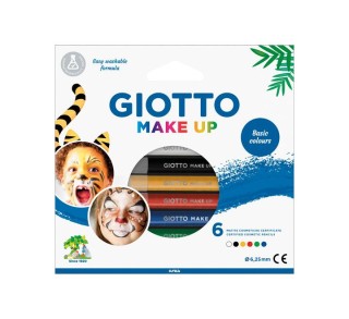 set 6 lapices giotto make up classic stdo