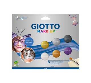 set 6 botes giotto make up metallic stdo