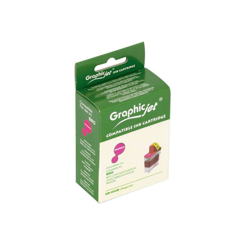 inkjet brother graphicjet lc900m magenta