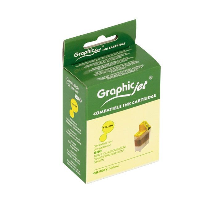 inkjet brother graphicjet amarillo lc900y