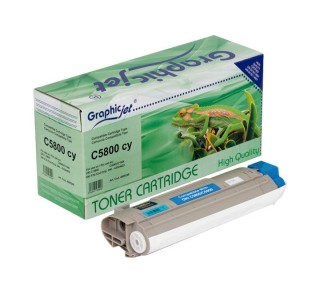 toner oki graphicjet 43324423 5k cyan