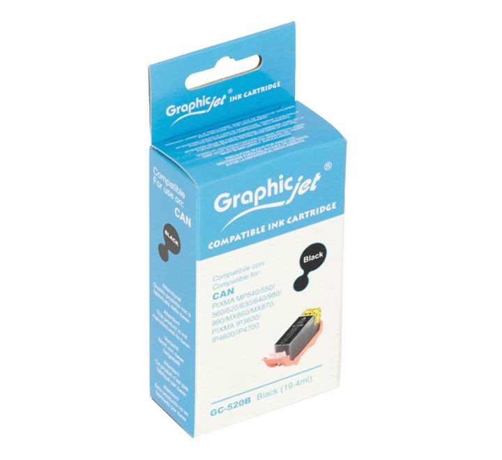 inkjet canon graphicjet pgi520bk negro