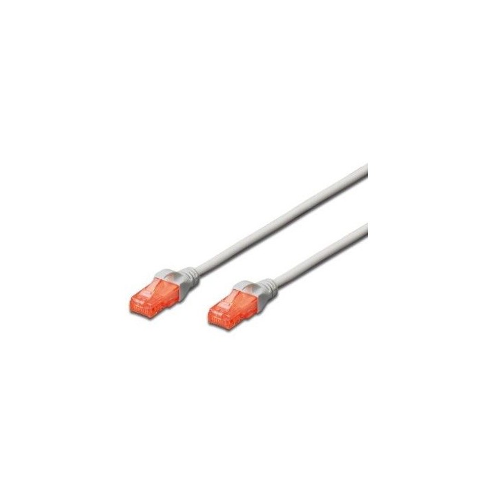 ewent ew-6u-050 cable de red 5 m cat6 u/utp (utp) rojo