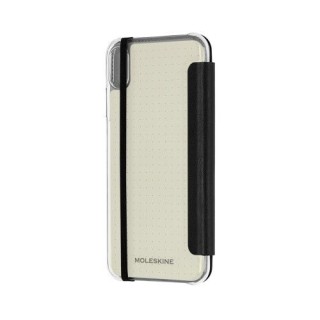moleskine et9cbpxsmclr funda para telefono movil 16,5 cm (6.5) folio negro, transparente