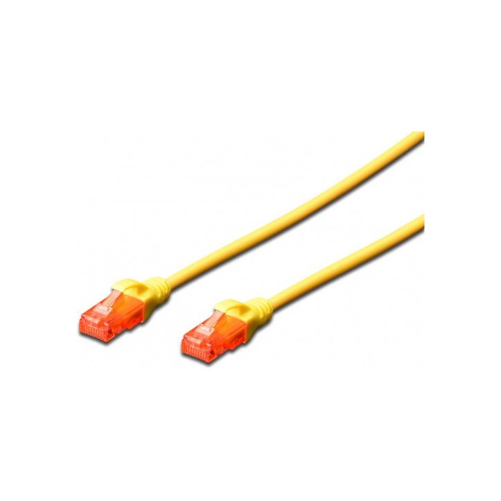 ewent ew-6u-030 cable de red amarillo 3 m cat6 u/utp (utp)