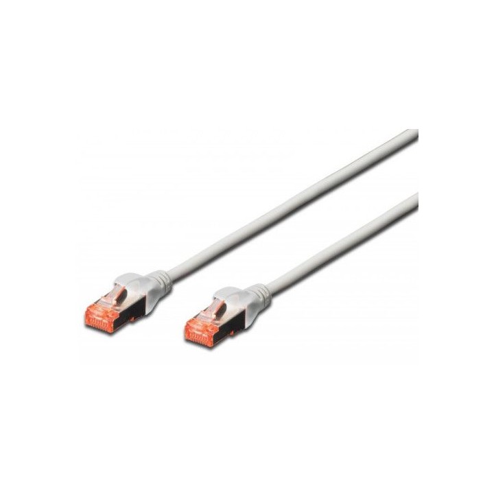 ewent ew-6sf-010 cable de red gris 1 m cat6 s/ftp (s-stp)