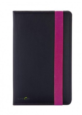 ziron ly015 funda para tablet 20,3 cm (8) folio negro, purpura