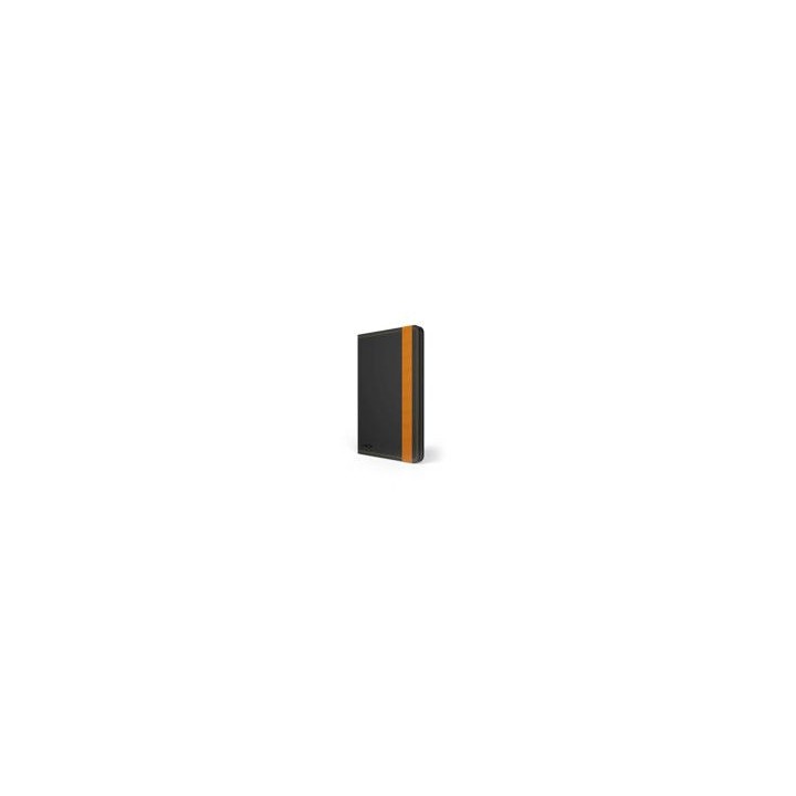 ziron ly027 funda para tablet 17,8 cm (7) folio negro, naranja
