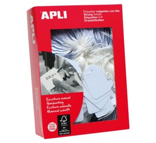 caja 1000 etiq colgante apli 11x29mm bl