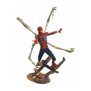 diamond collection figura diamond select toys marvel premier collection avengers 3 iron spider - man