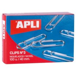 Caja 100 Clips Apli...