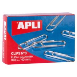 Caja 100 Clips Apli...