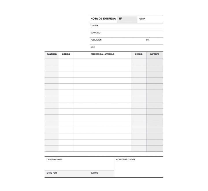 talonario apli entrega 50h 1/4 triple cast