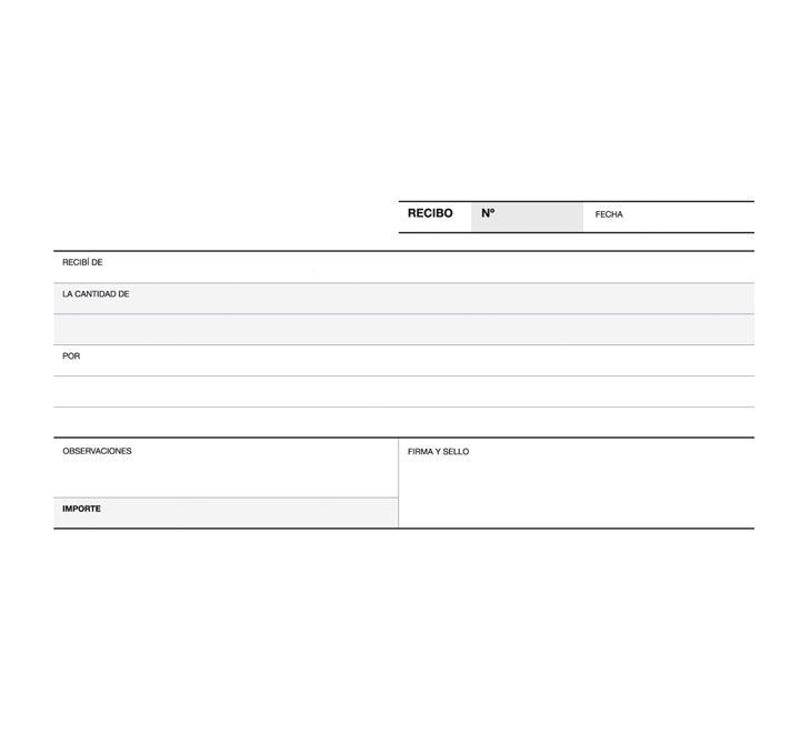 talonario apli recibos 50h 1/3 ap duplic cast