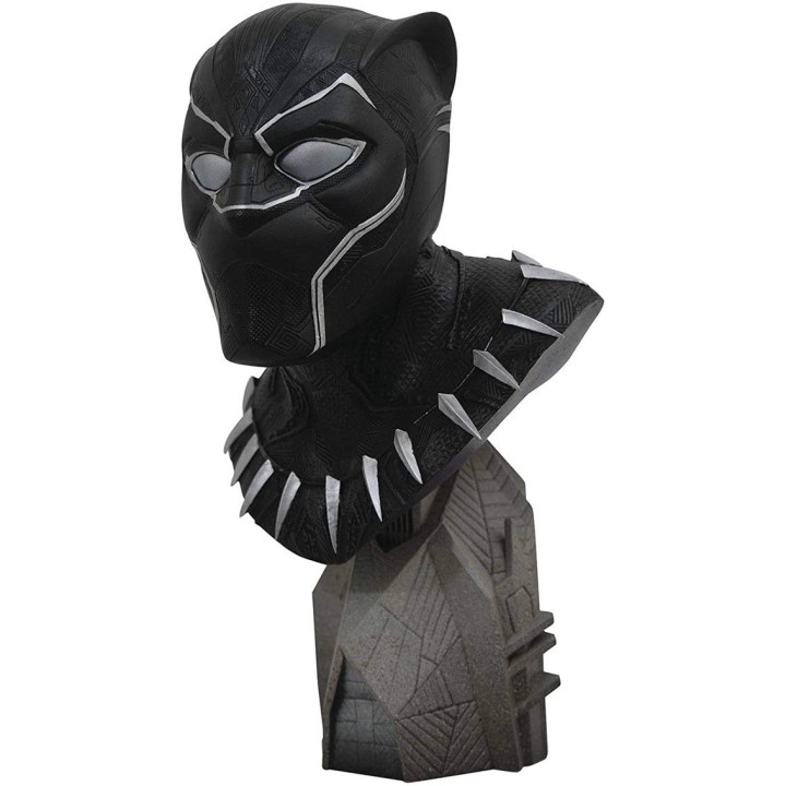 diamond collection figura diamond collection marvel comics busto black panther 1 - 2 escala