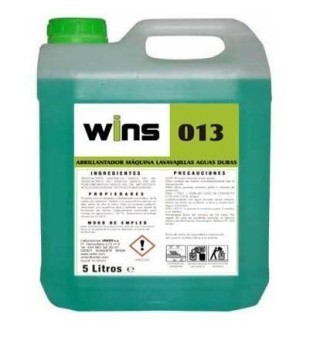 abrillantador wins lavavajillas agua dura 5l