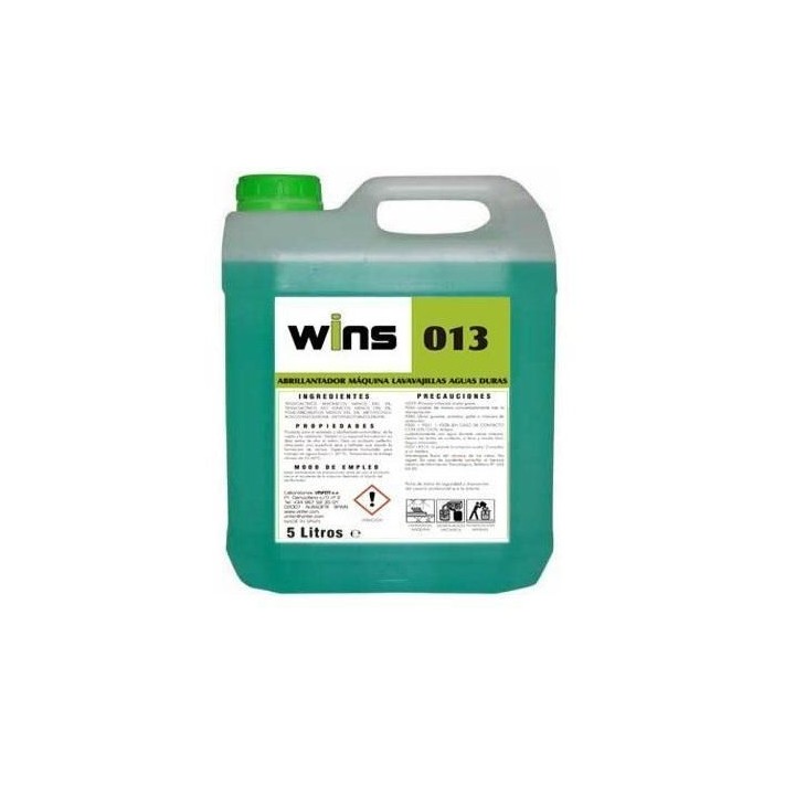 abrillantador wins lavavajillas agua dura 5l