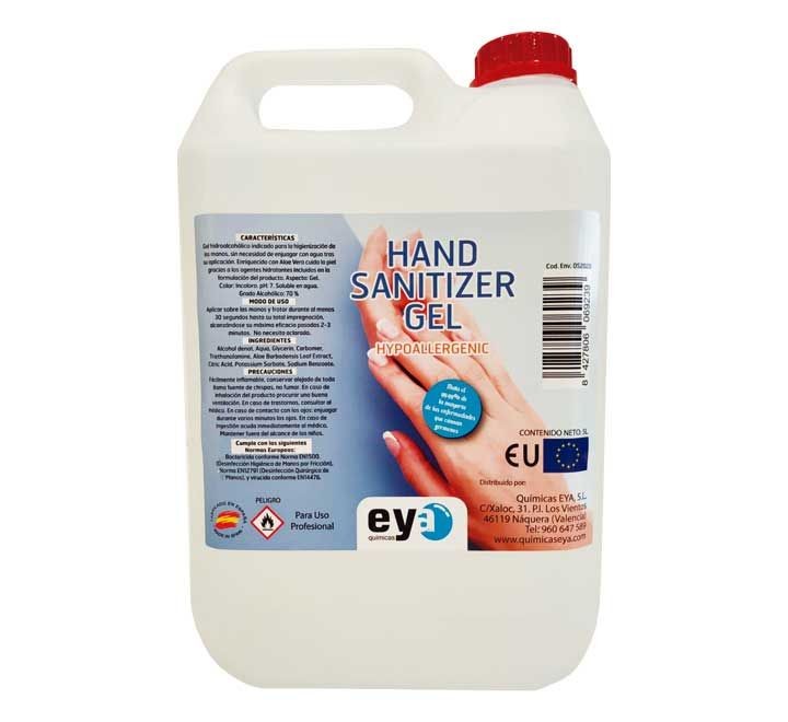 garrafa gel hidroalcoholico 5l v406