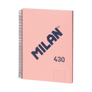 cuad. esp milan a4 80f hztal rosa