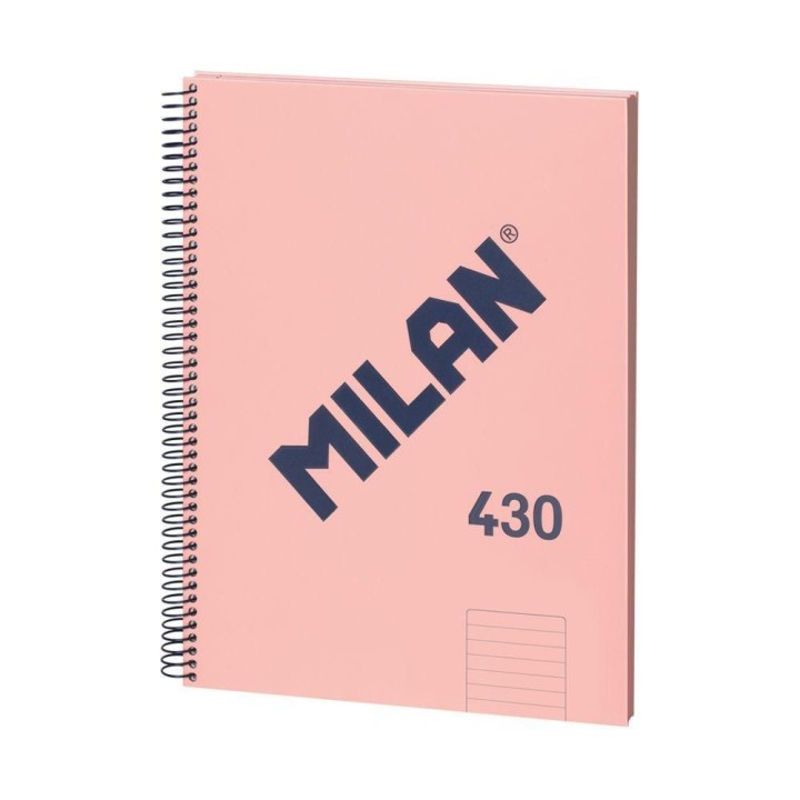 cuad. esp milan a4 80f hztal rosa