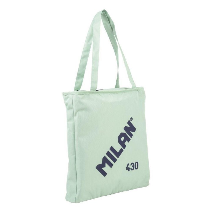 bo. tote bag milan serie 1918 cremallera verde