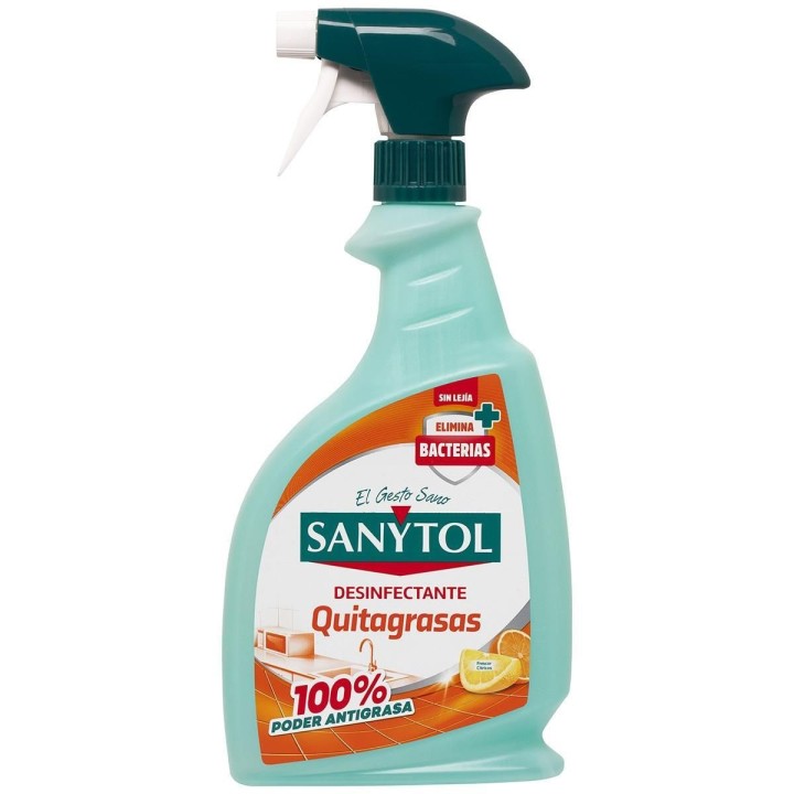 spray quitagrasas desinf. sanytol 750ml