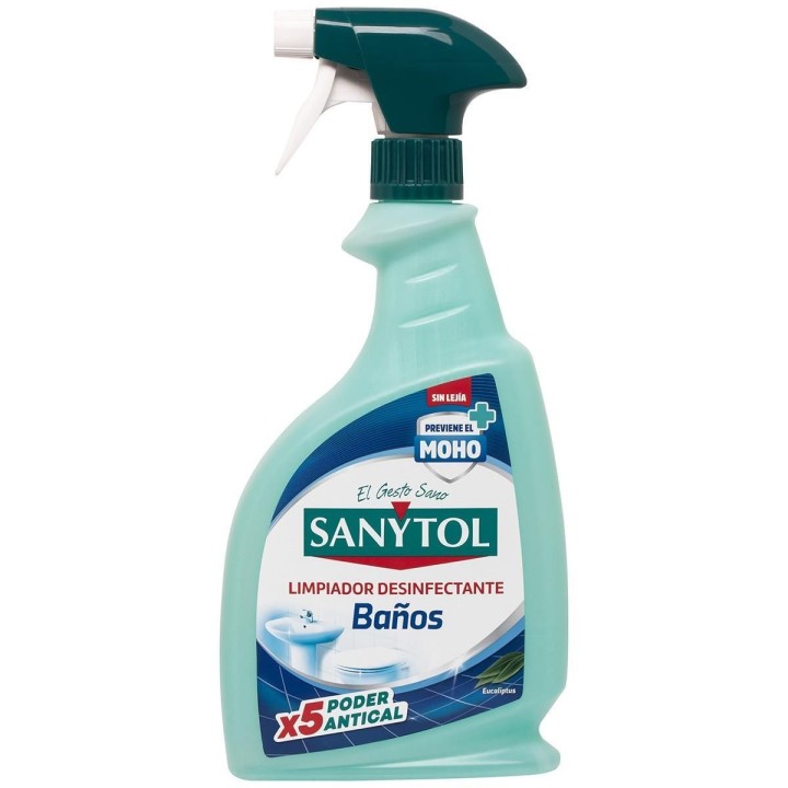 spray limpiador desinf. sanytol 750ml banos