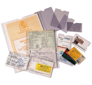 c.100 portacarnet esselte pvc 231x330mm