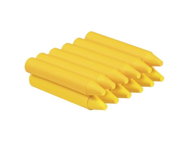 est. 12 ceras jovi wax crayons jumbo amarillo