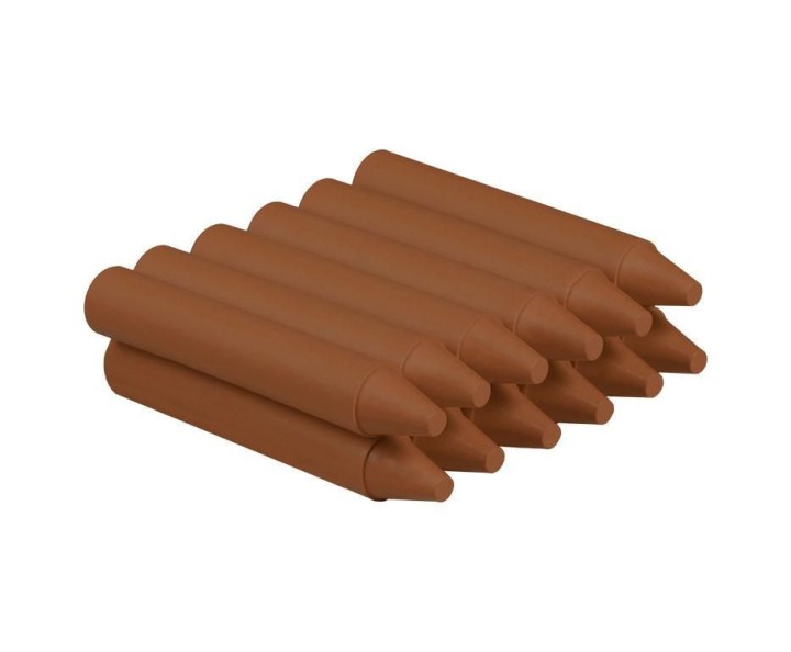 est. 12 ceras jovi wax crayons jumbo marron cl