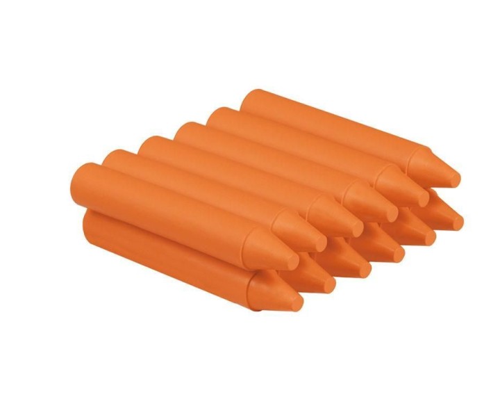 est. 12 ceras jovi wax crayons jumbo naranja