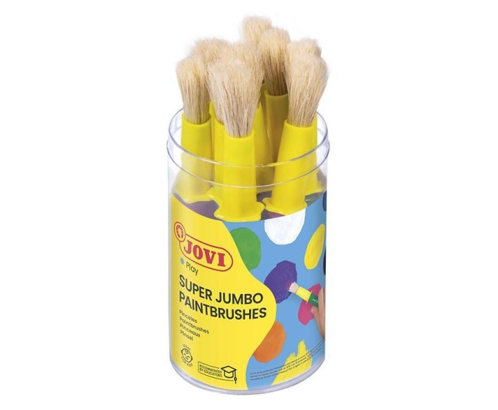 bote 9un pinceles escolares gruesos jovi 807 maxi