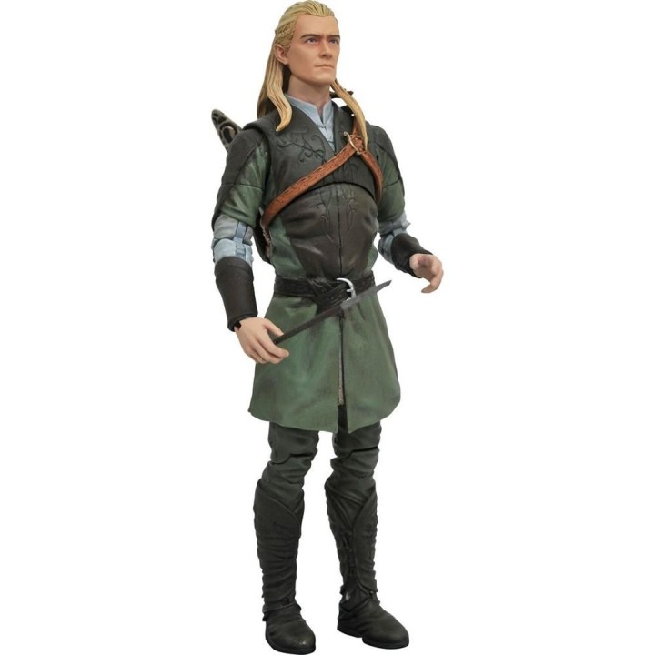diamond collection figura diamond collection el se?or de los anillos series 1 re - run legolas 18cm