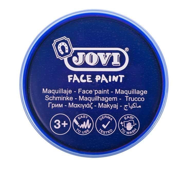 c. 6 botes jovi face paint 8ml azul osc