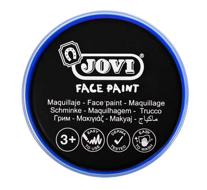 c. 6 botes jovi face paint 8ml negro