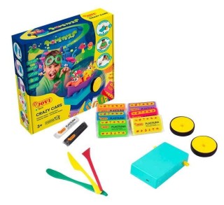 kit plastilina jovi crazy cars jovitech monsters