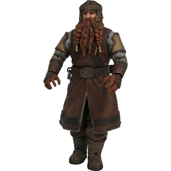 diamond collection figura diamond collection el se?or de los anillos series 1 re - run gimli 18cm