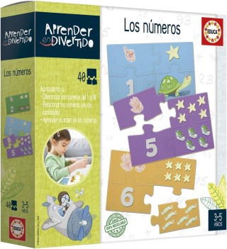 puzzle educa aprender numeros
